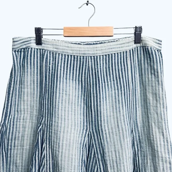 Free People Candace Midi Skirt in Summer Stripe