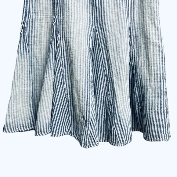 Free People Candace Midi Skirt in Summer Stripe