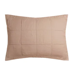 French Flax Linen Quilted Sham