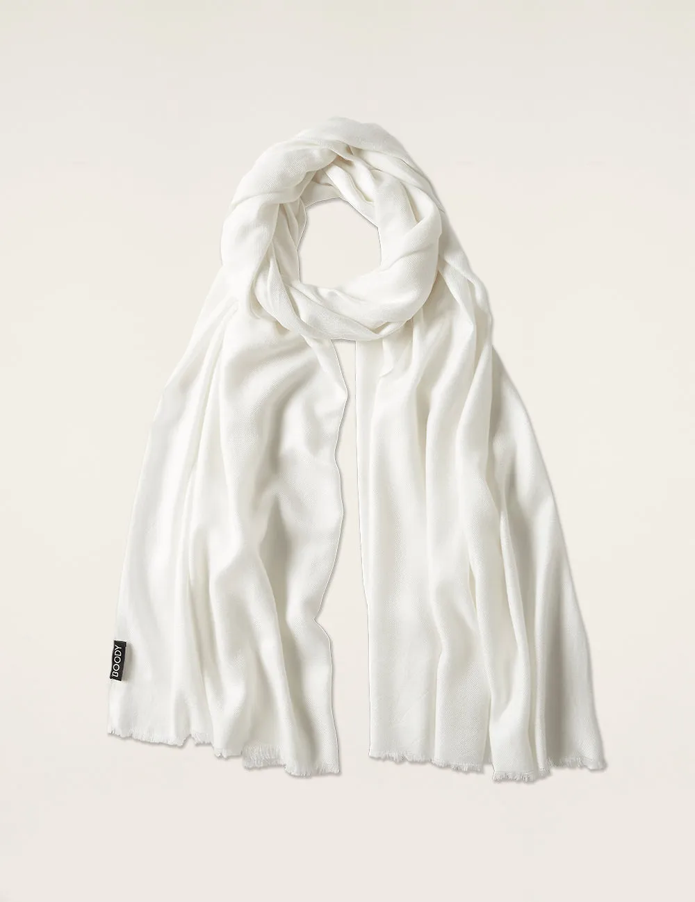 Fringed Hem Scarf - One Size