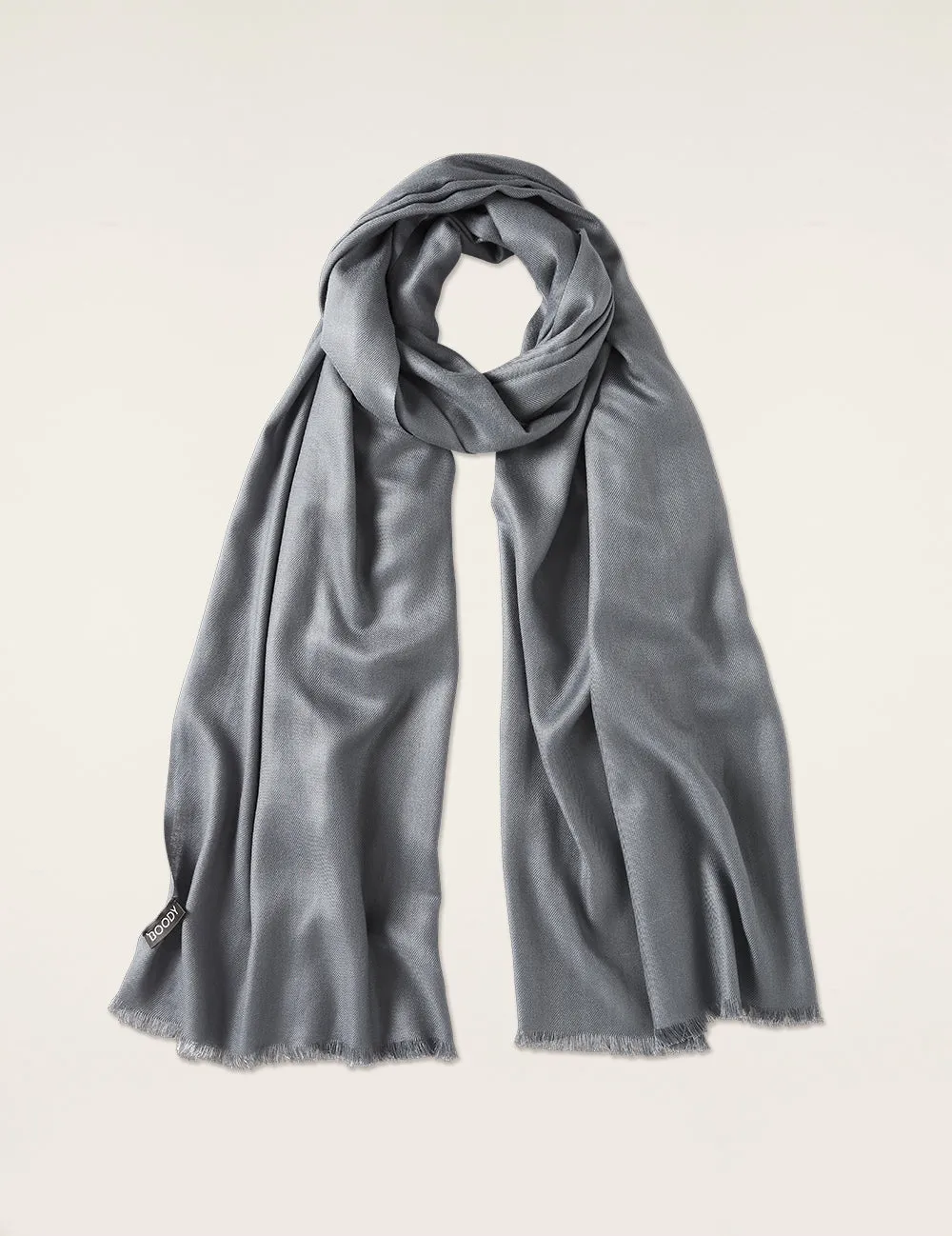 Fringed Hem Scarf - One Size