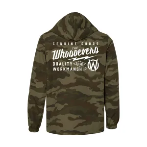 Genuine Goods Hooded Windbreaker Jacket | Forest Camo