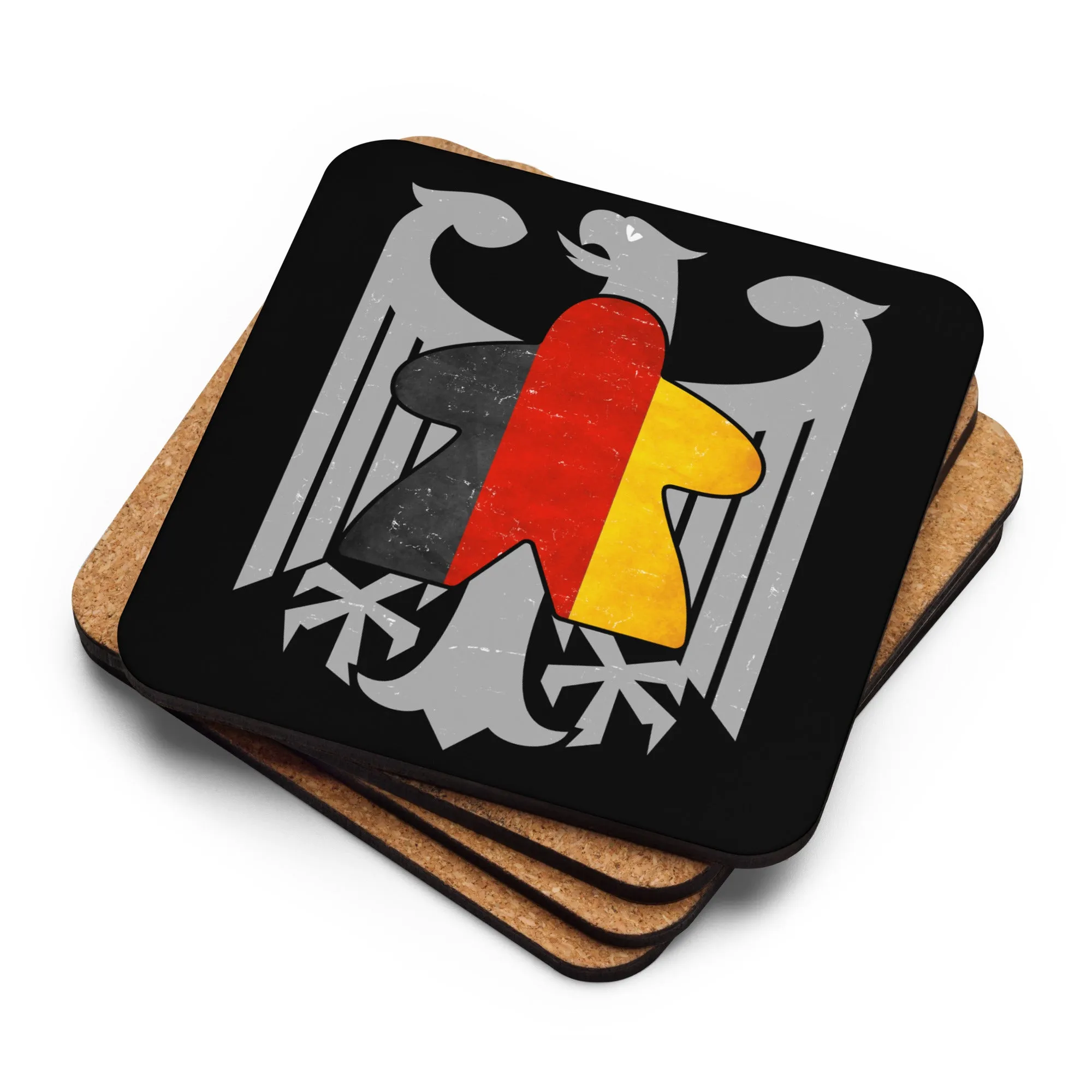 German Flag Meeple Board Game Coaster