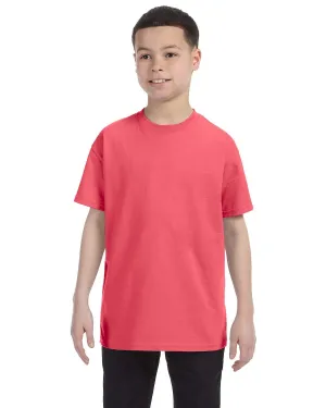 Gildan Youth Lightweight 100% Cotton T-Shirt | Coral Silk
