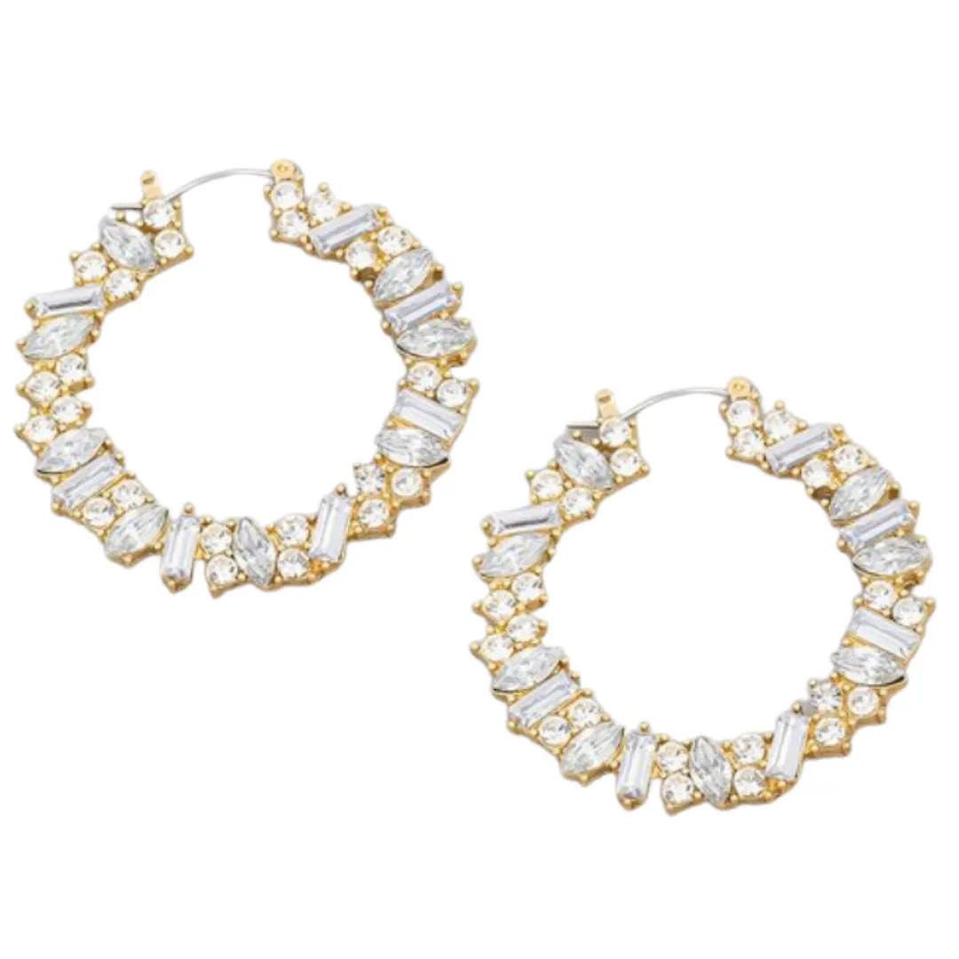 Goddess Hoops (Clear)