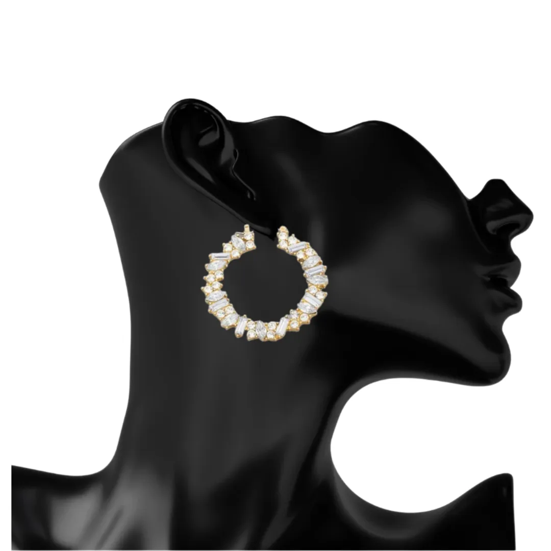 Goddess Hoops (Clear)