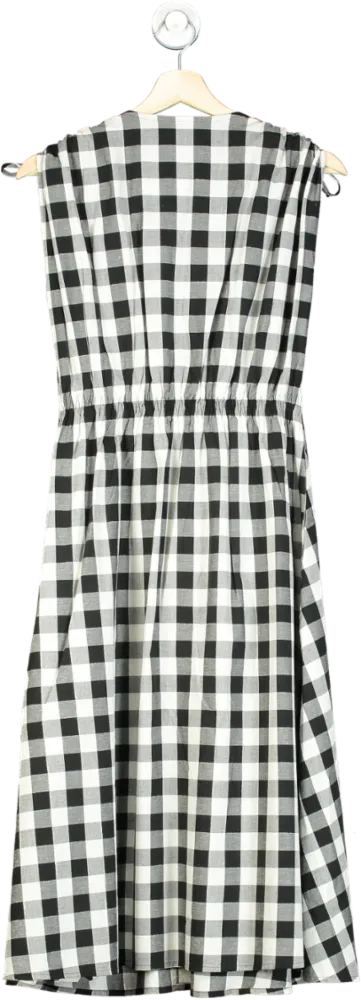 Goelia Monochrome Gingham Dress XS UK 6