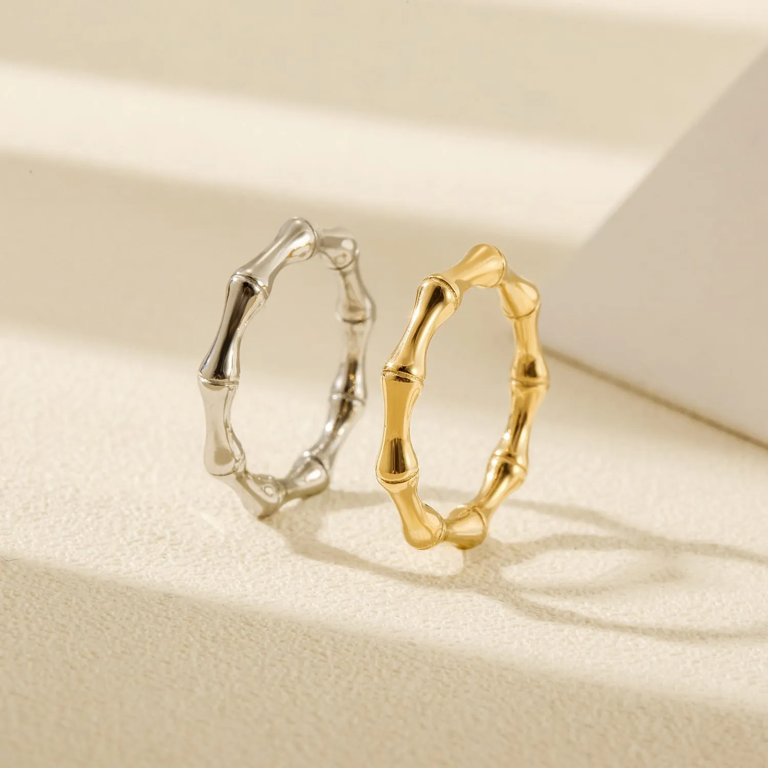 Gold Bamboo Ring