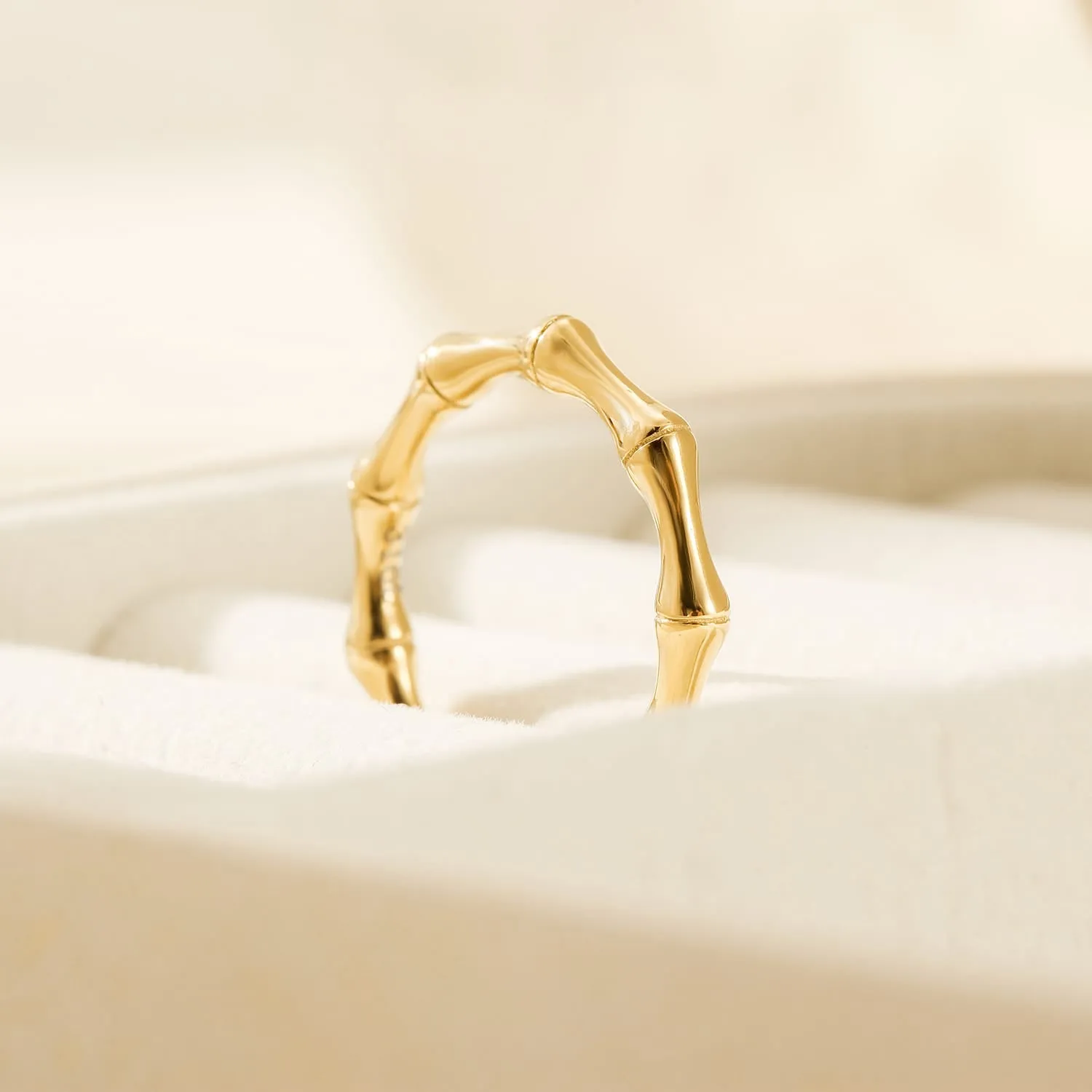 Gold Bamboo Ring