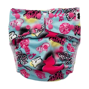 Graffiti Duck XL (Toddler) Cloth Nappy