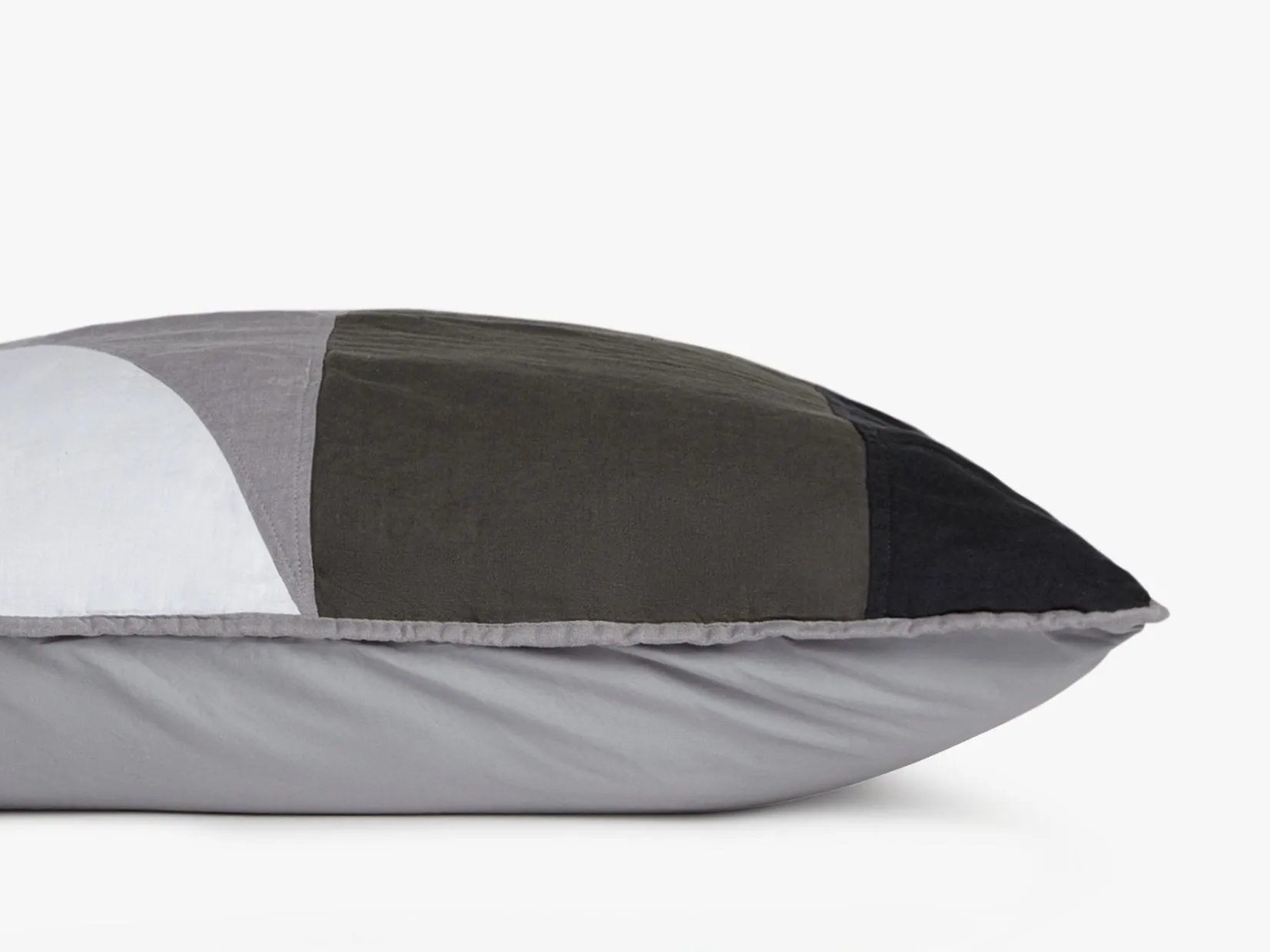 Grey Multi Pieced Euro Sham