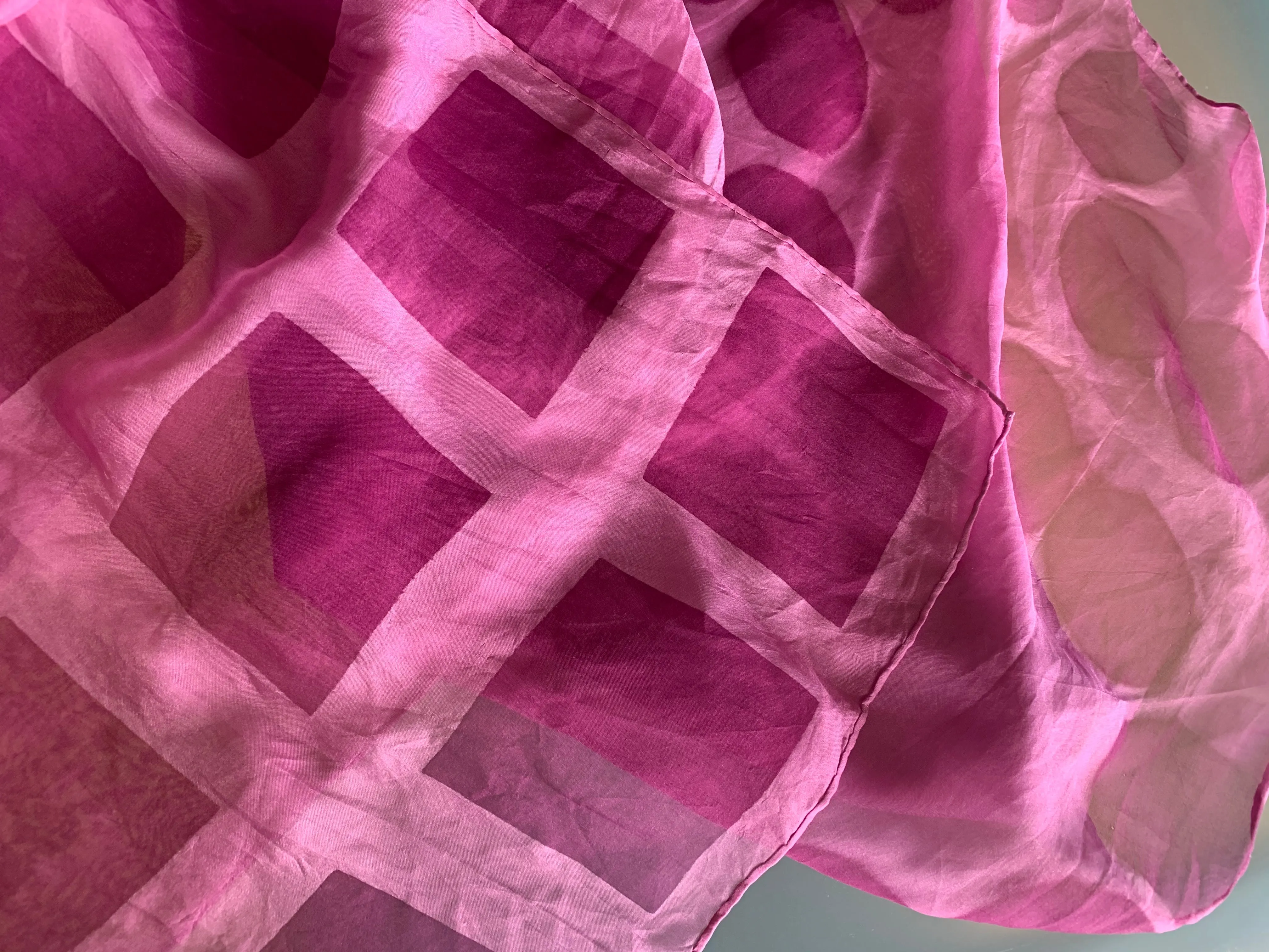 Hand-loomed Indian Yellow Silk Organza