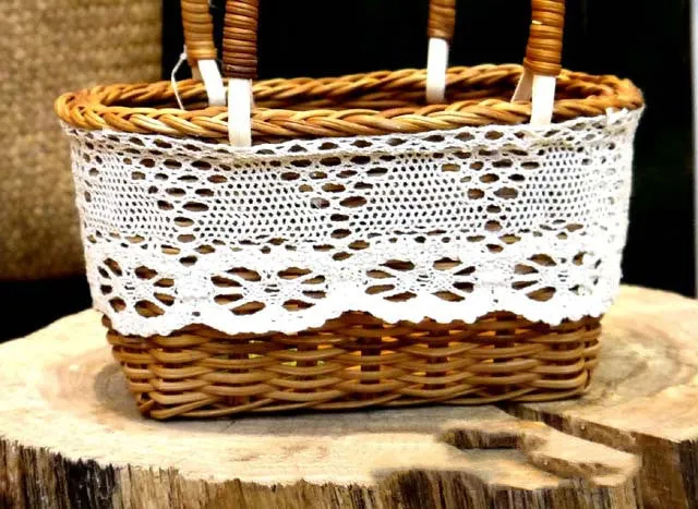 Hand-woven Flower Baskets For Home Wedding Decoration