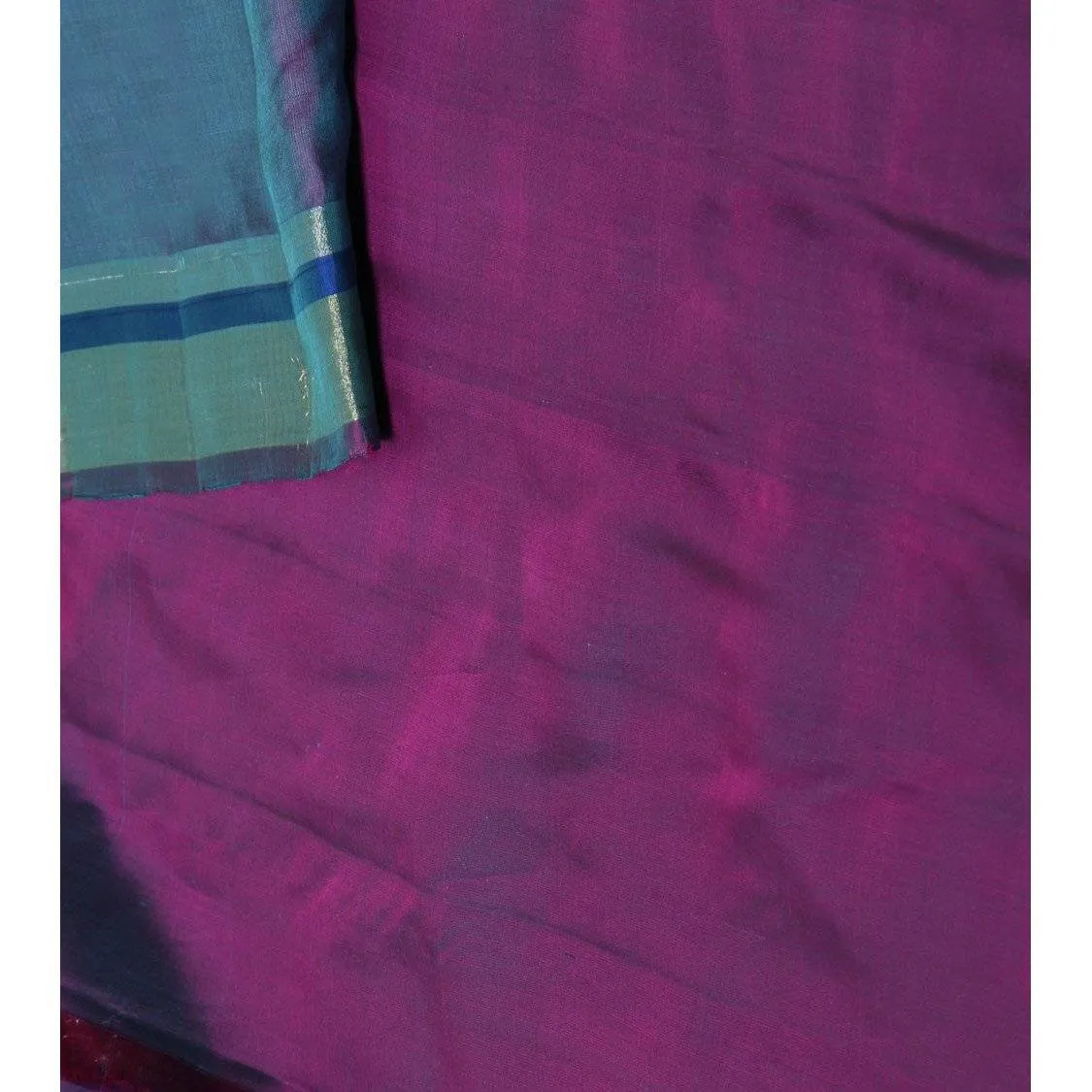 Handwoven Blue Pure Silk Saree