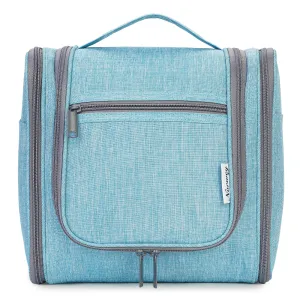 Hanging Toiletry Bag for Women Travel Makeup Bag Organizer Toiletries Bag Men for Cosmetics Essentials Accessories (Large, Sky Blue)