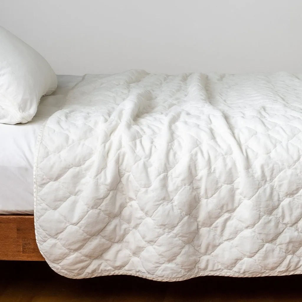Harlow Coverlet - Winter White - Queen