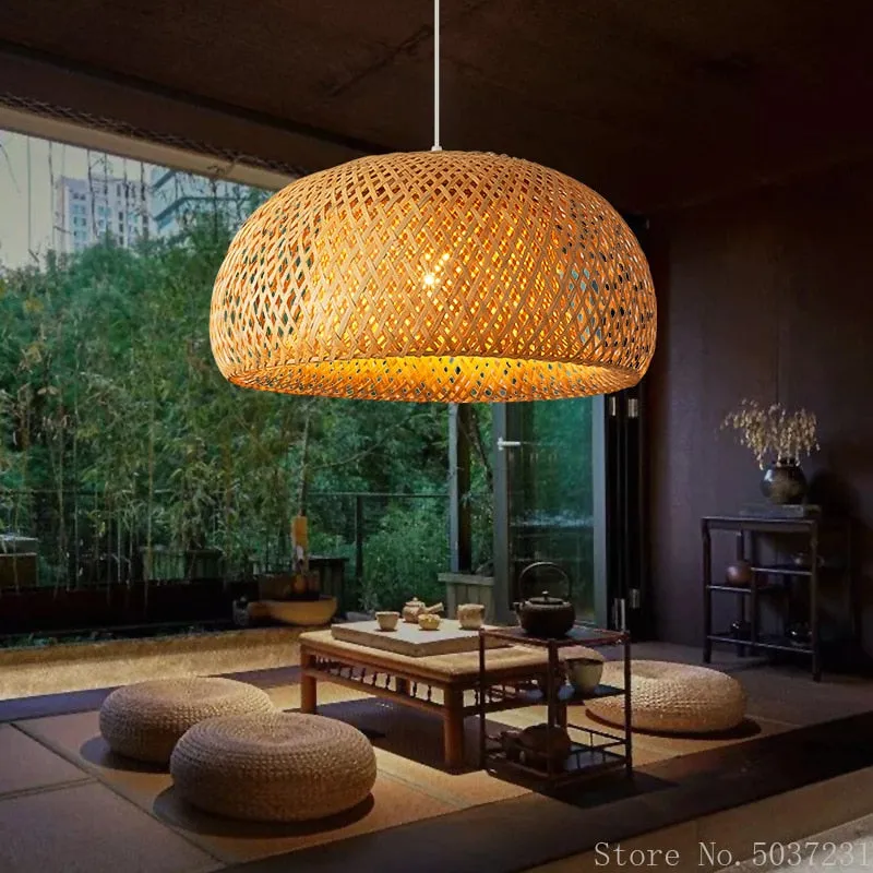 Harmony bamboo chandelier