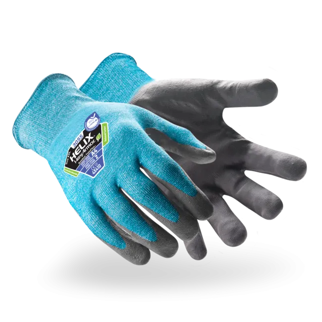 HexArmor 3055 Helix, Bamboo TwinFlex, 18-Gauge, Foam Nitrile Dip, Cut A4