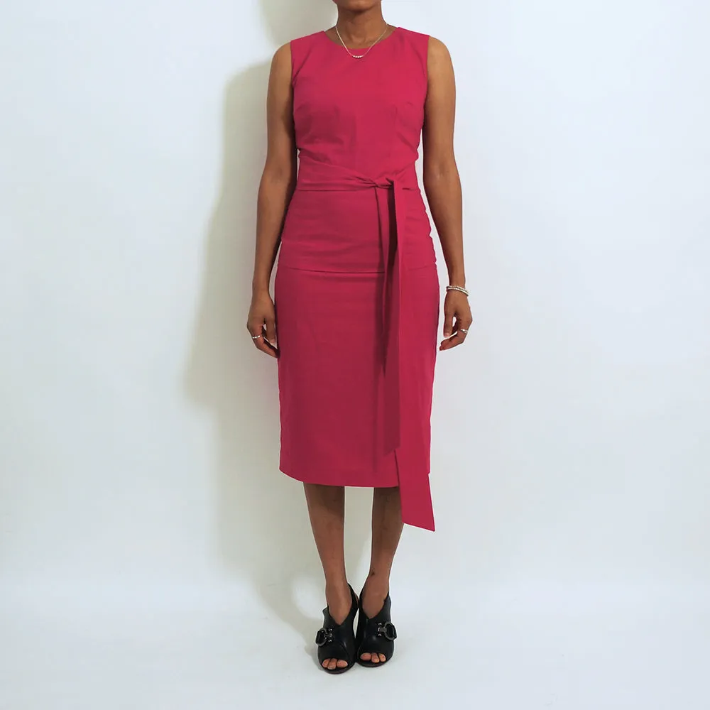 Hot Pink Cotton Skirt | ALPHONSINA