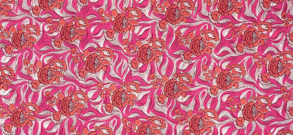 HOT PINK from Uniwax Prints from Ivory Coast --- Robert Kaufman Fabrics