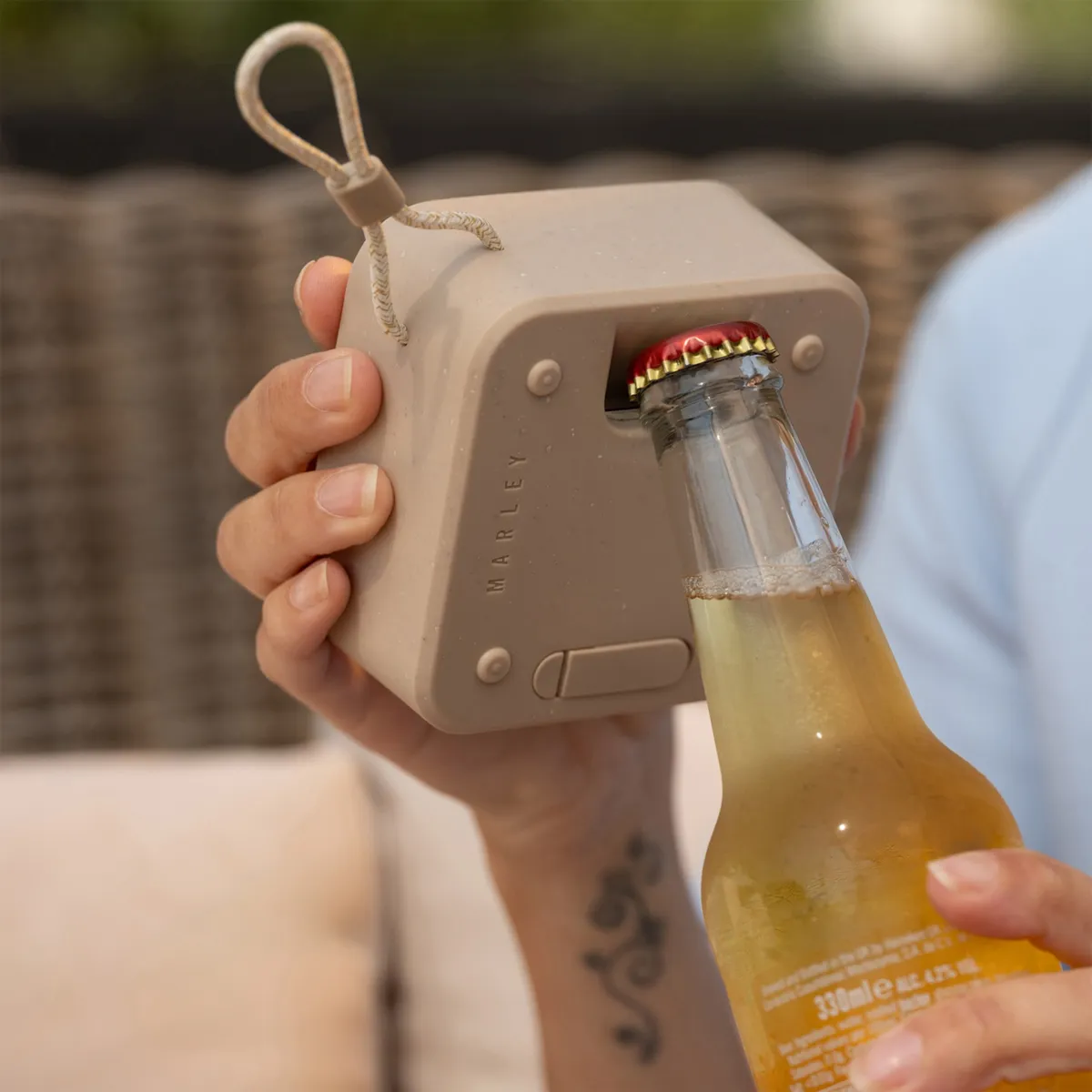 House of Marley Rise Up Bluetooth Speaker - Cream