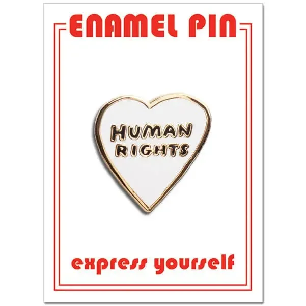 Human Rights Heart Pin