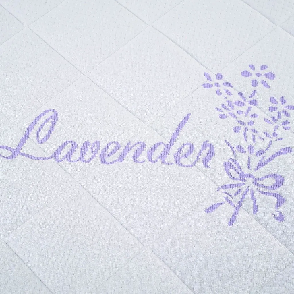 Hypoallergenic Water Resistant Lavender Infused Bamboo Fitted Mattress Protector/Pad, Queen!