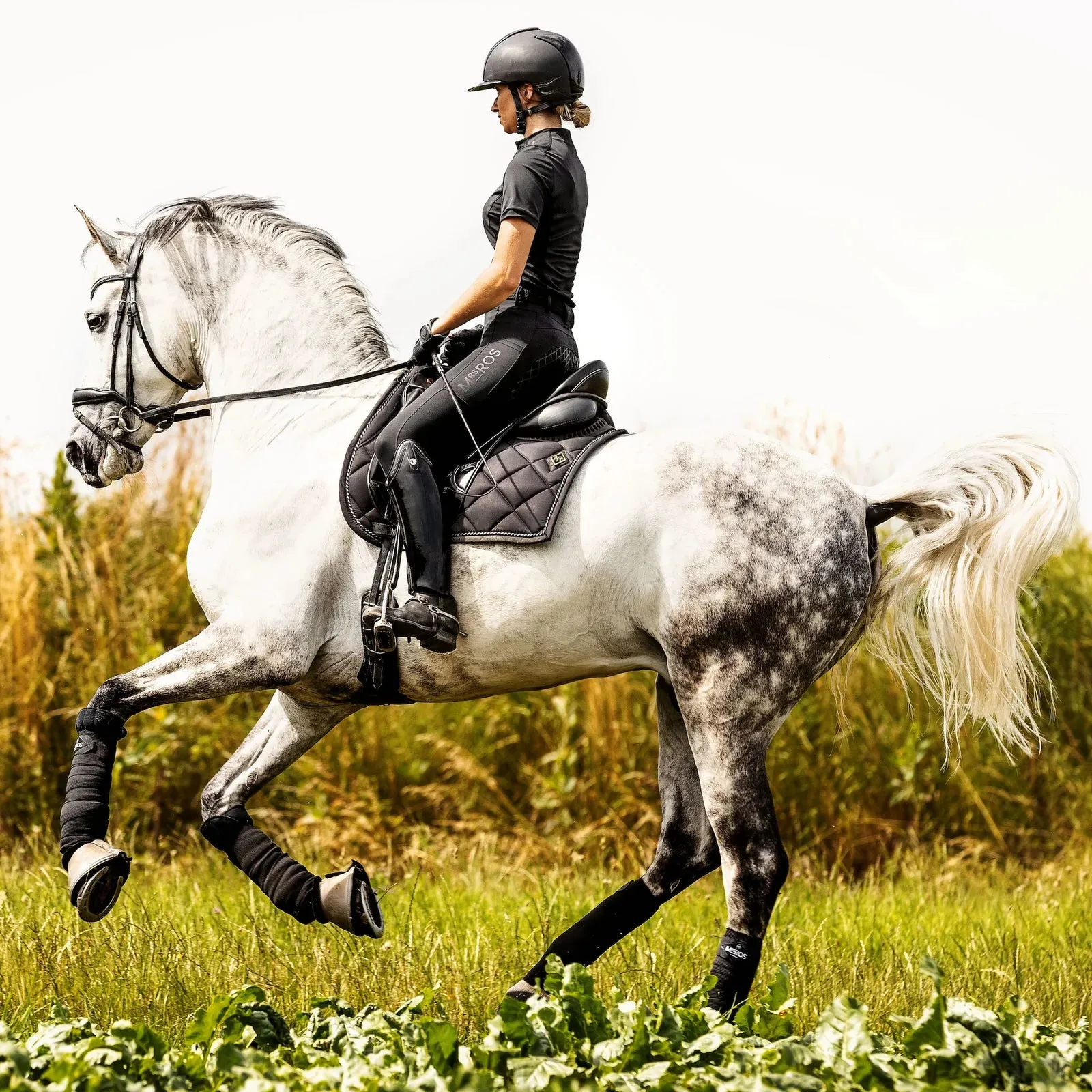 Iconic Dressage Saddle Pad - Phantom Black