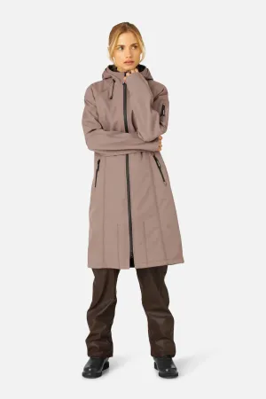 Ilse Jacobsen Long Rain Coat- Old Lavender