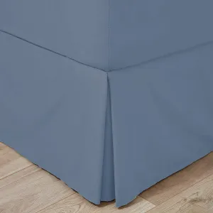 Imported Percale Pleated Valance - Blue