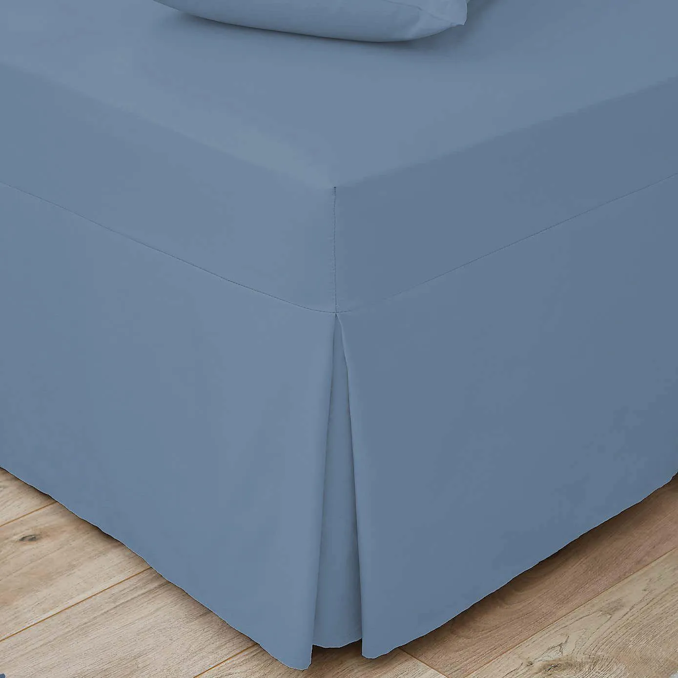 Imported Percale Pleated Valance - Blue