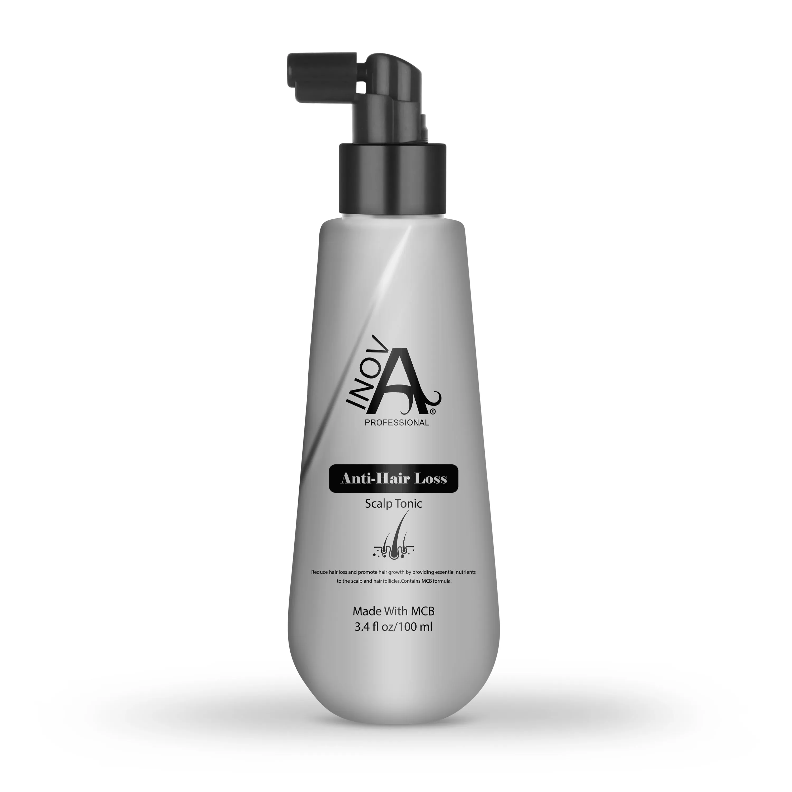 Inova Professional Anti-Hair Loss Sculp Tonic. Booster With MCB Biotechnology & Silk Spider Formulation 3.4 Oz salon