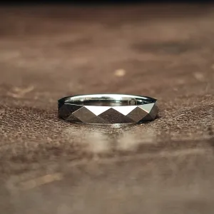 Iris - Hammered Tungsten Ring | Womens Ring