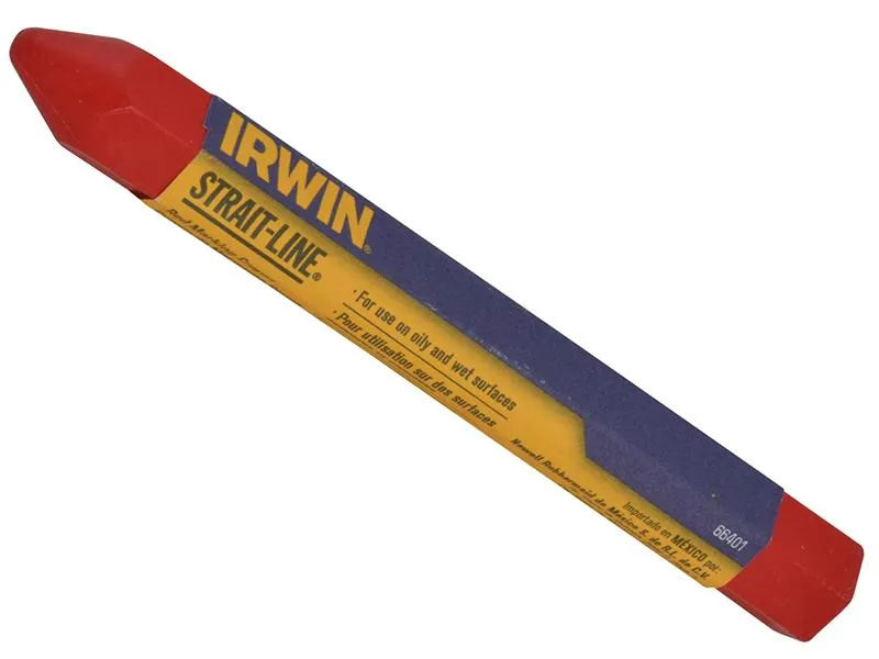 Irwin Strait-Line Crayon Red