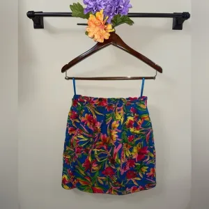 J. Crew|| Tropical Print Skirt