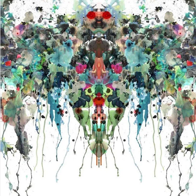kaleido splatt fabric panel