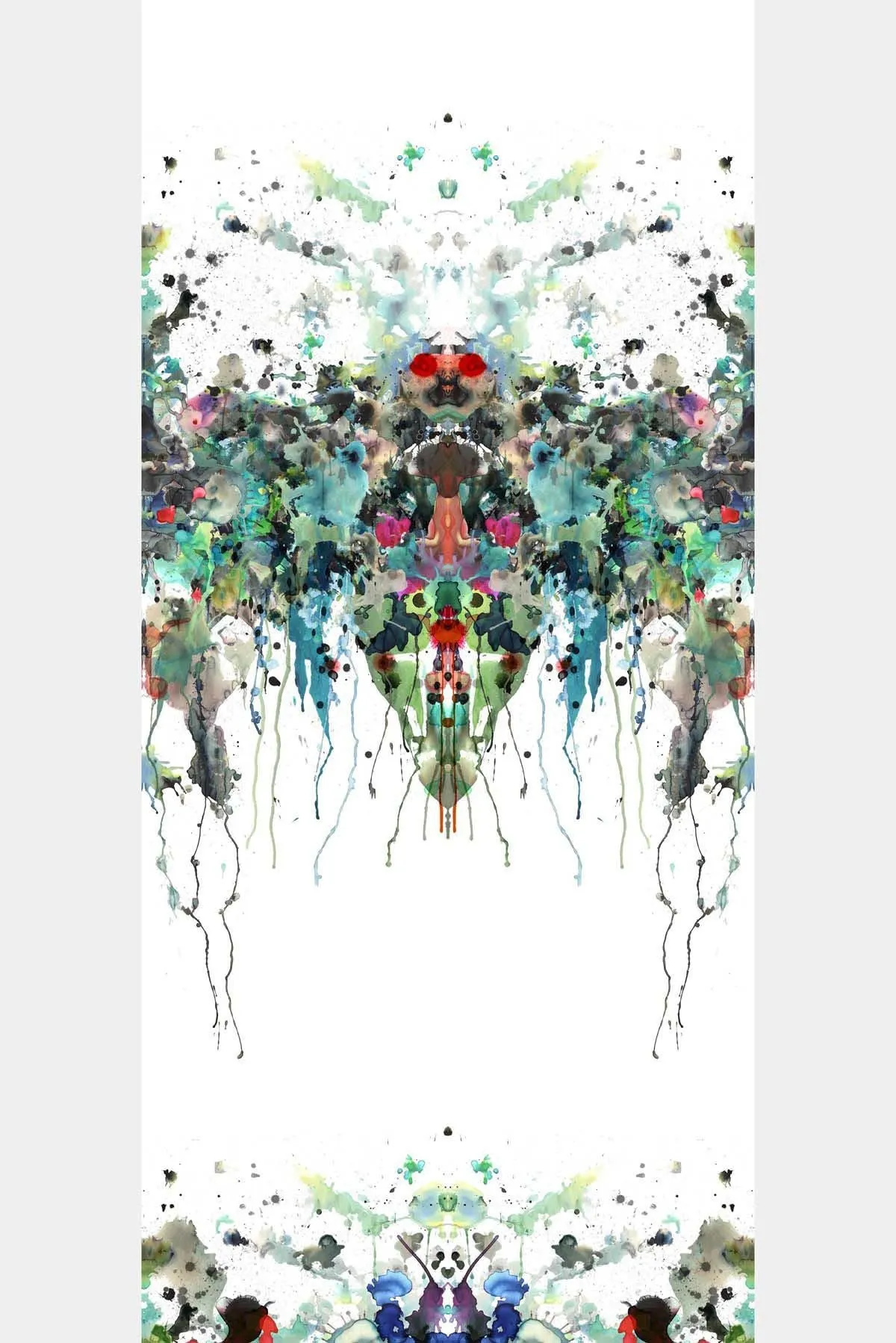 kaleido splatt fabric panel