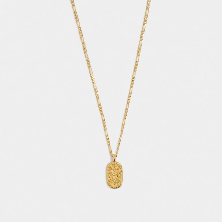 Katie Loxton Waterproof Gold Capricorn Zodiac Necklace
