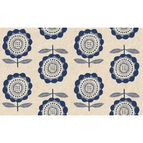 Kibori - Peko - Navy Canvas Fabric for Cotton   Steel