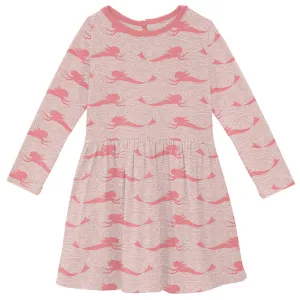 KicKee Pants Twirl Dress - Baby Rose Mermaid
