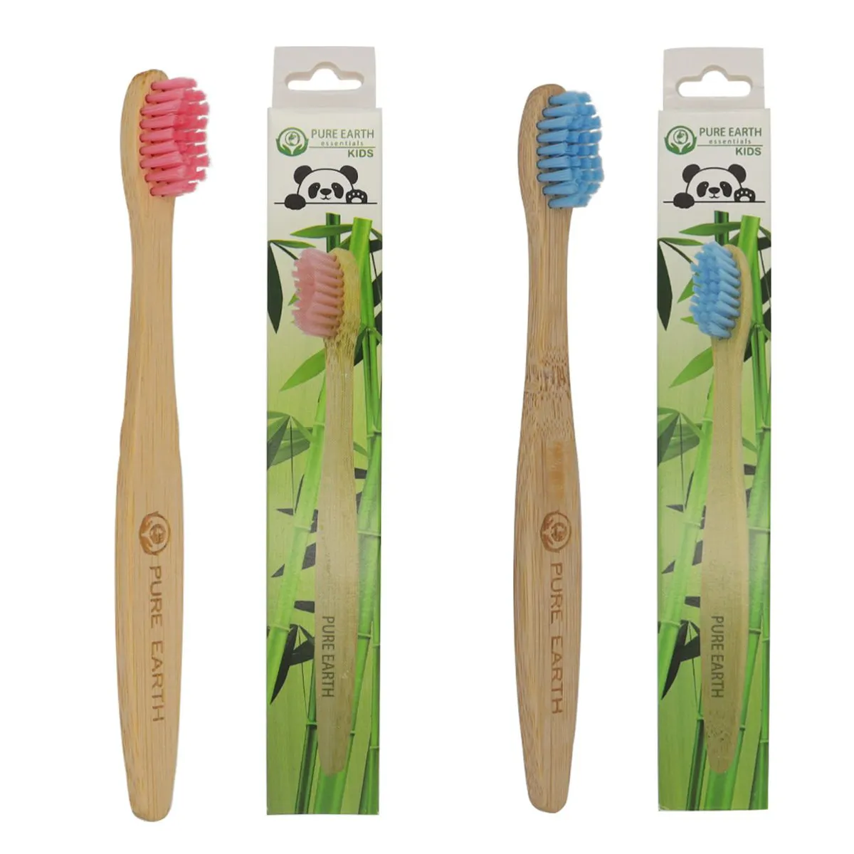 Kids Organic Bamboo Toothbrush - Single Pack - Starts at £2.08 per item