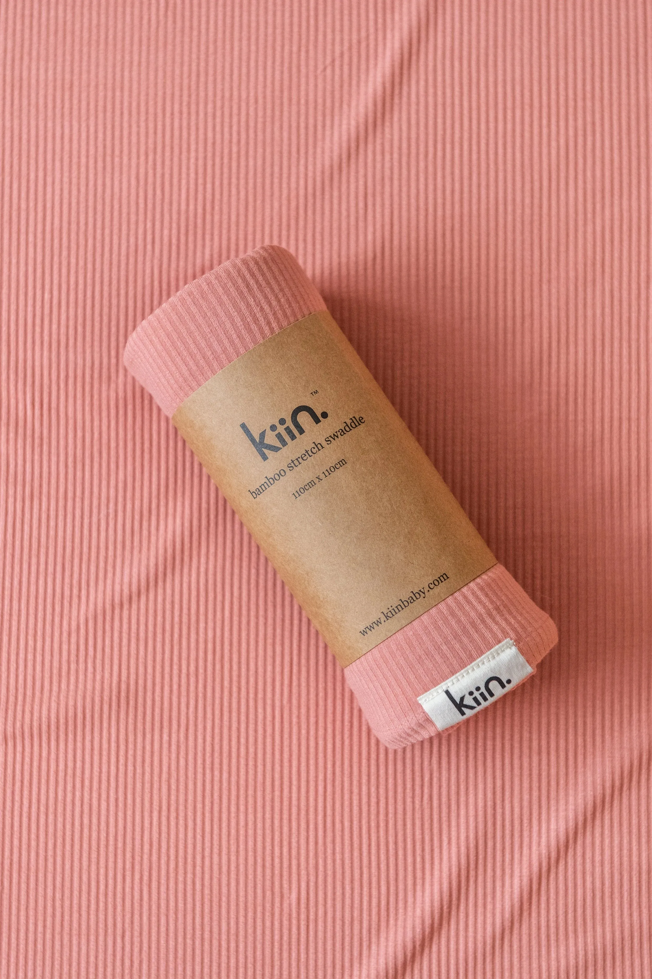 Kiin Organic Bamboo Stretch Swaddle - Blush