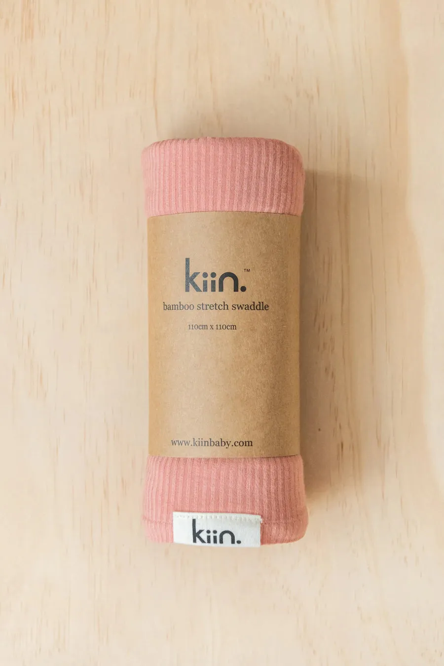 Kiin Organic Bamboo Stretch Swaddle - Blush