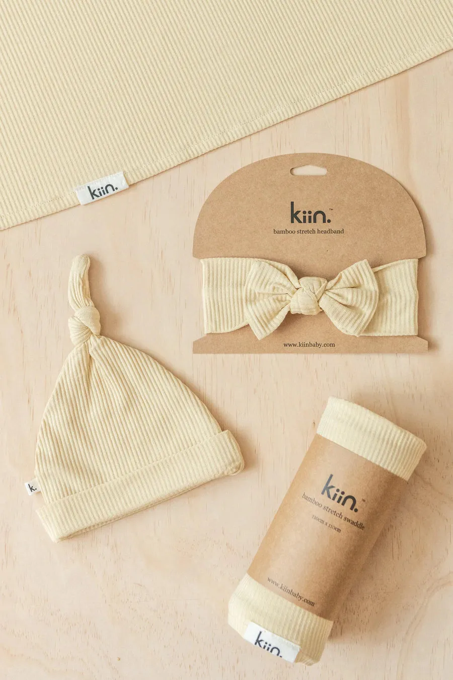 Kiin Organic Bamboo Stretch Swaddle - Oat