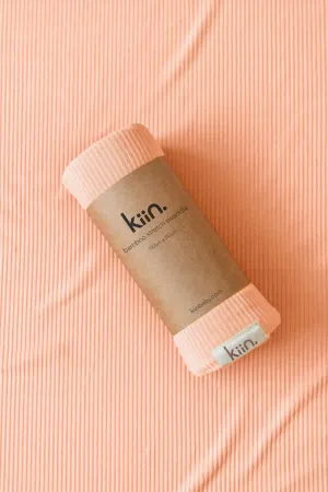 Kiin Organic Bamboo Stretch Swaddle - Peach Sunset