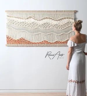 Kim Vegan Handmade Textile Art Wall Macrame Tapestry
