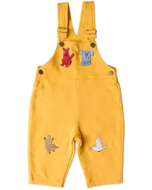 Kip & Co BABY | Home Among The Gum Trees Organic Cotton Quilted Fleece Overalls