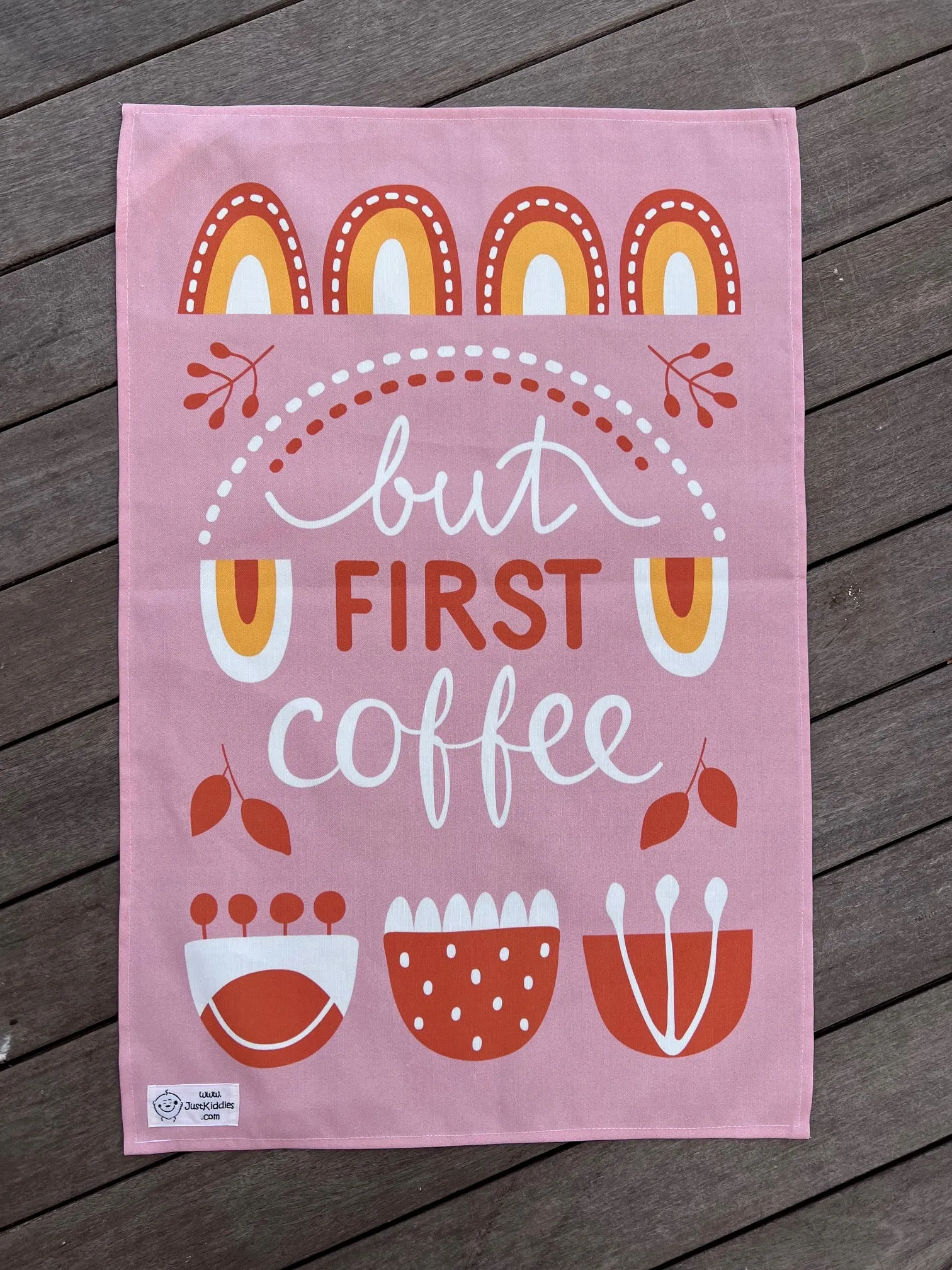 KITCHEN TOWEL - But First Coffee