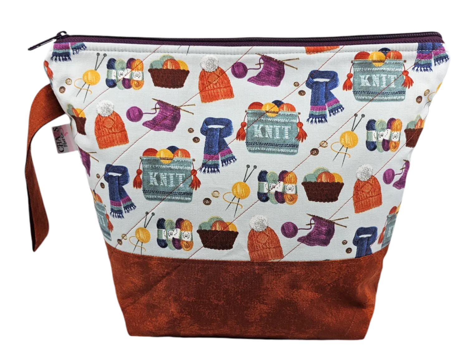 Knit Knit Knit - Project Bag - Medium