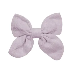 Kyte Baby Bamboo Muslin Alligator Clip Bow - Wisteria